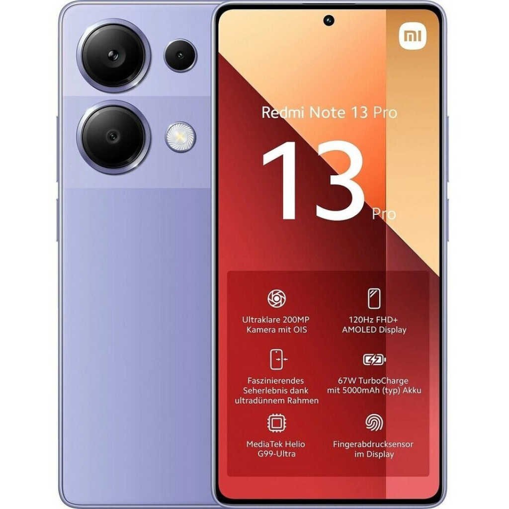 Xiaomi Redmi Note 13 Pro 4G 12GB 512GB violeta