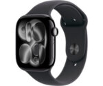 Apple Watch Series 11 GPS 46 mm aluminio negro azabache correa deportiva negra S/M - Nuevo - Imagen 2
