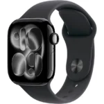 Apple Watch Series 11 GPS 42 mm aluminio negro azabache correa deportiva negra S/M - Nuevo