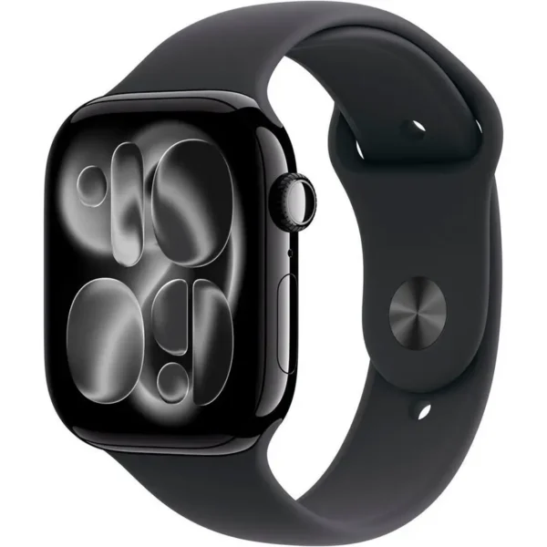 Apple Watch Series 11 GPS 46 mm aluminio negro azabache correa deportiva negra S/M - Nuevo