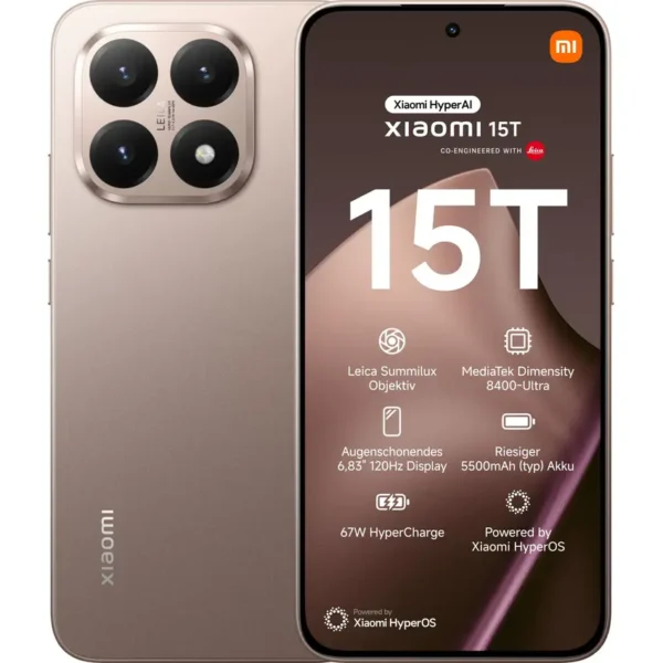 Xiaomi 15T 512GB oro rosa - Nuevo