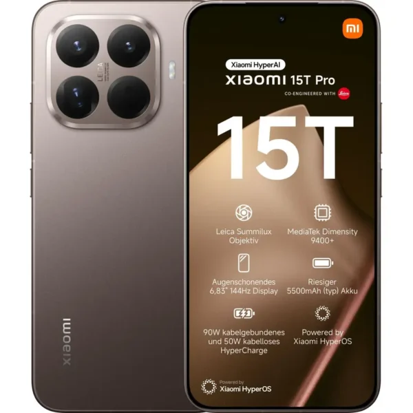 Xiaomi 15T Pro 256GB marrón - Nuevo europeo