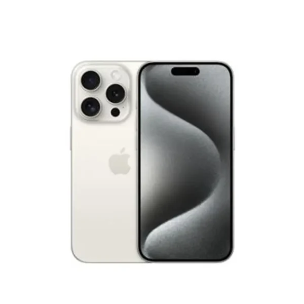 Apple iPhone 15 Pro 6,1" 128GB Titanio blanco COMO NUEVO BATERIA 88%