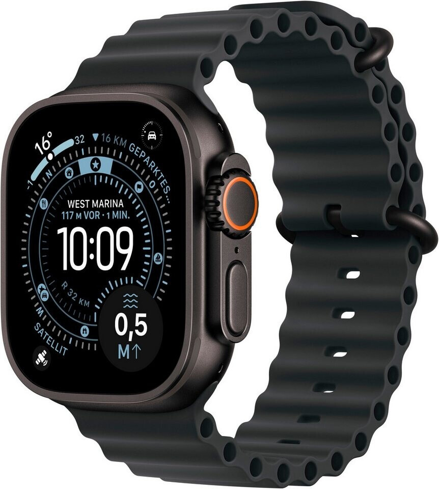 Apple Watch Ultra 3 titanio negro correa Ocean negra - 6 meses de uso - Como nuevo Apple Watch Ultra 3 titanio negro correa Ocean negra - 6 meses de uso - Como nuevo - Imagen 1
