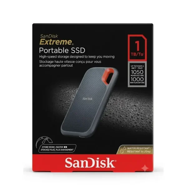 SanDisk Extreme Portable SSD V2 1TB Negro - Nuevo