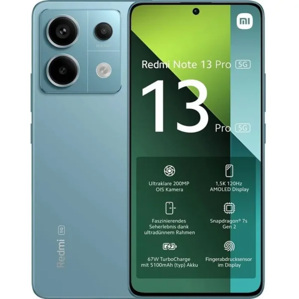 Xiaomi Redmi Note 13 Pro 5G 8GB 256GB azul Nuevo
