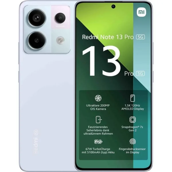 Xiaomi Redmi Note 13 Pro 5G 8GB 256GB violeta Nuevo