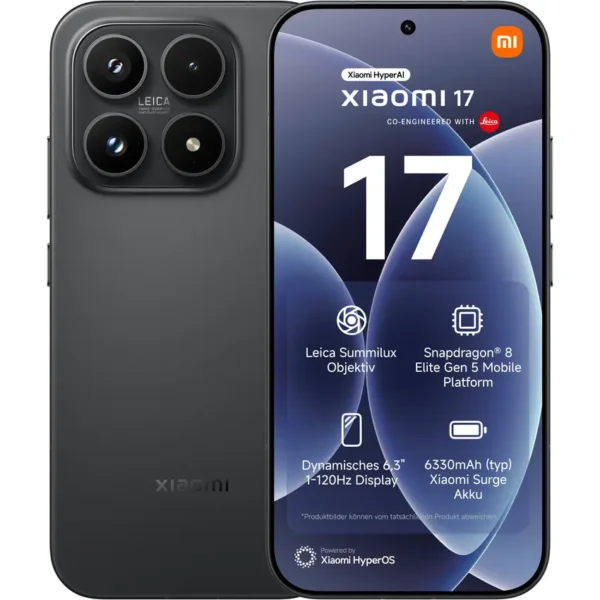 Xiaomi 17 12GB 512GB negro - Como nuevo (Batería: 100%)