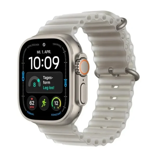 Apple Watch Ultra 4 titanio natural correa Ocean gris translúcido - Nuevo