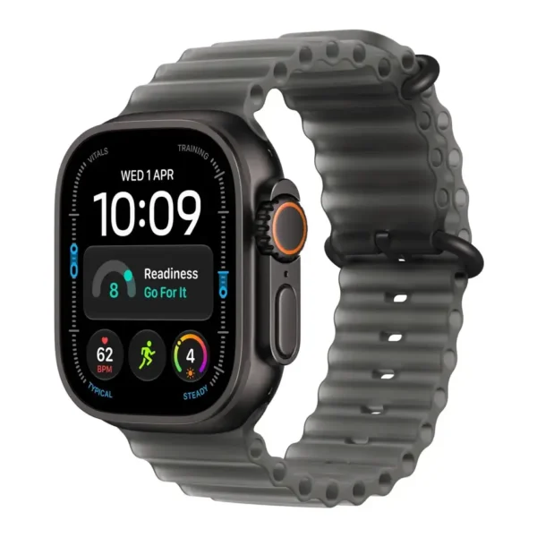 Apple Watch Ultra 4 titanio negro correa Ocean negra translúcida - Nuevo