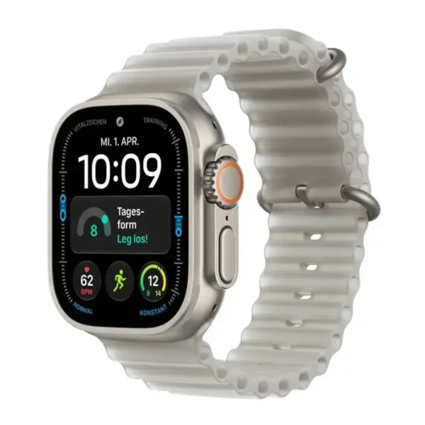 Apple Watch Ultra 4 titanio natural correa Ocean gris translúcido - Nuevo