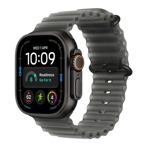 Apple Watch Ultra 4 titanio negro correa Ocean negra translúcida - Nuevo