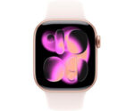 Apple Watch Series 11 5G 42 mm aluminio oro rosa correa deportiva rosa rubor S/M - Nuevo - Imagen 3
