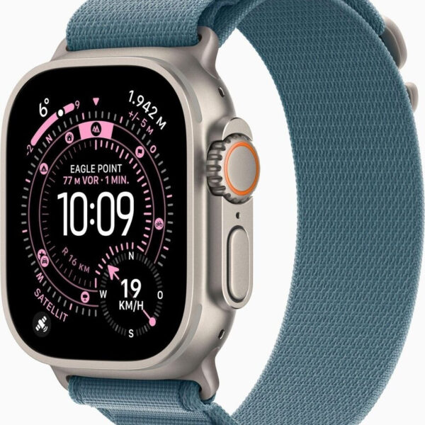Apple Watch Ultra 3 titanio natural correa Loop Alpine azul claro M - Como nuevo 1 mes de uso
