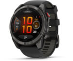 Garmin fenix® 8 Pro 51mm AMOLED Sapphire Carbon grey DLC titanium Black/pebble grey silicone band - Nuevo - Imagen 2