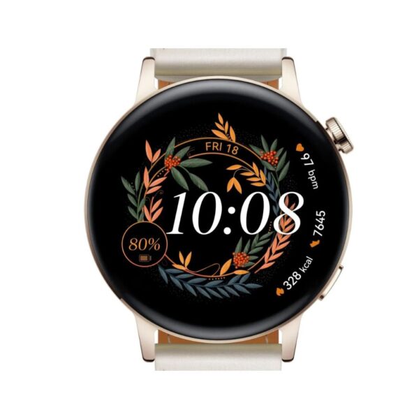 Huawei WATCH GT 3 42mm Light Gold White Leather