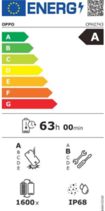 OPPO Reno14 FS 5G 512GB azul - Imagen 4