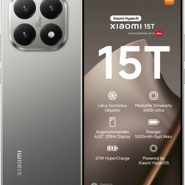 Xiaomi 15T 256GB gris - Nuevo europeo
