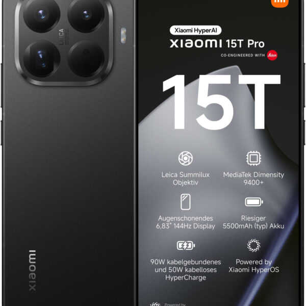 Xiaomi 15T Pro 512GB negro - Nuevo