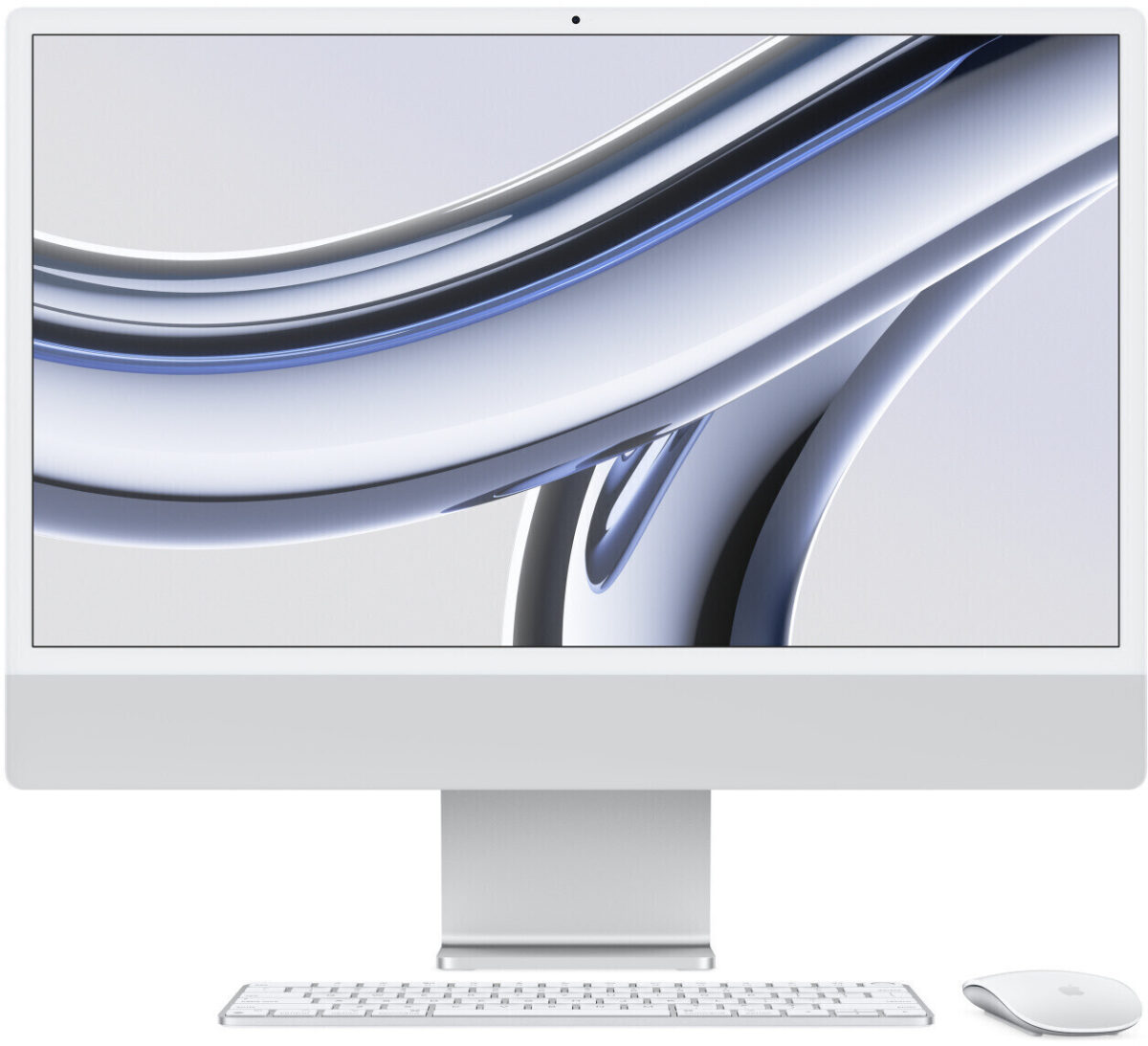 Apple iMac 24" M3 [2023] (MQRJ3Y/A) plateado