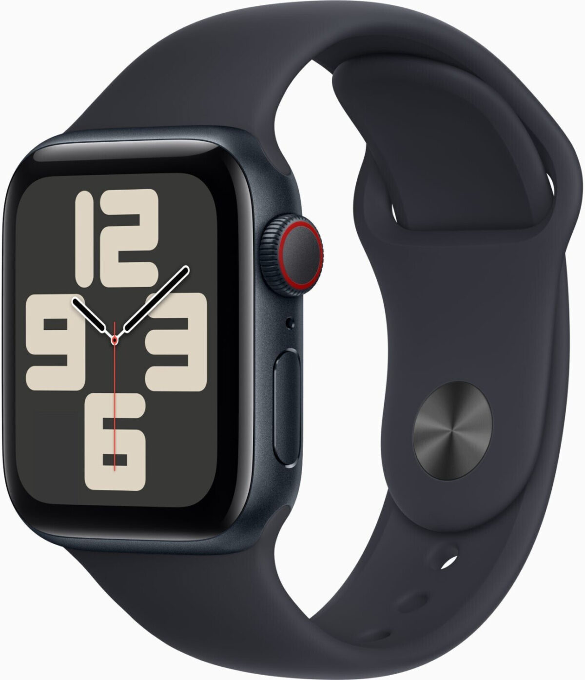 Apple Watch SE 2022 4G 40 mm medianoche correa deportiva medianoche S/M