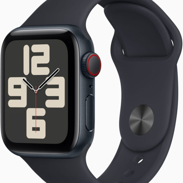 Apple Watch SE 2022 4G 40 mm medianoche correa deportiva medianoche S/M