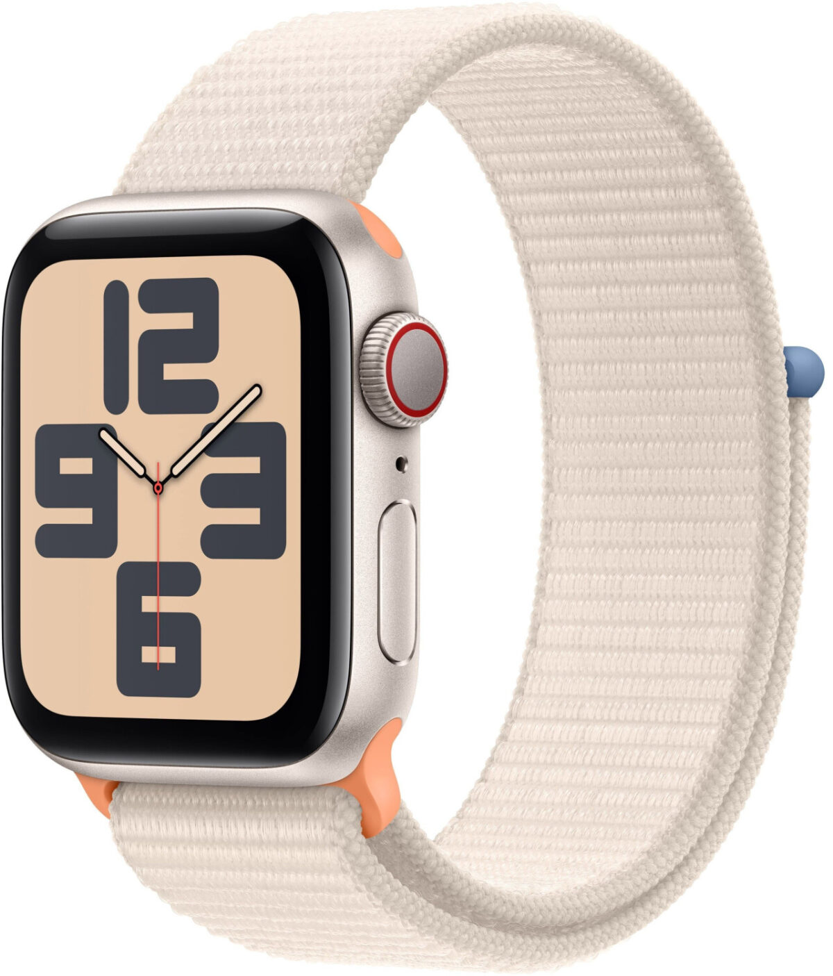 Apple Watch SE 2022 4G 40 mm blanco estrella correa Loop deportiva blanco estrella