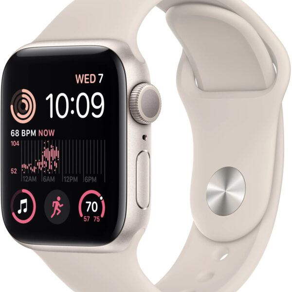 Apple Watch SE 2022 GPS 40 mm aluminio beige correa deportiva beige