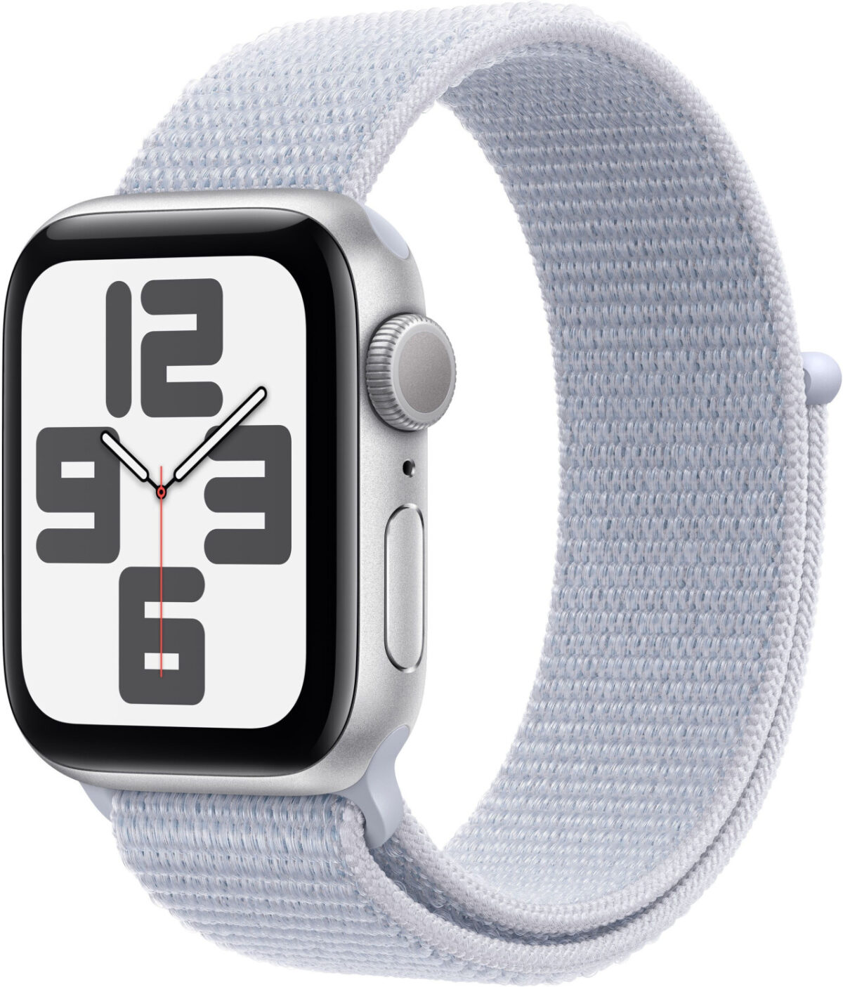 Apple Watch SE 2022 GPS 40 mm plata correa Loop deportiva azul nube
