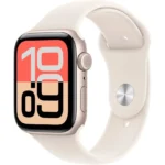Apple Watch SE 3 5G 44 mm blanco estrella correa deportiva blanco estrella M/L - Nuevo