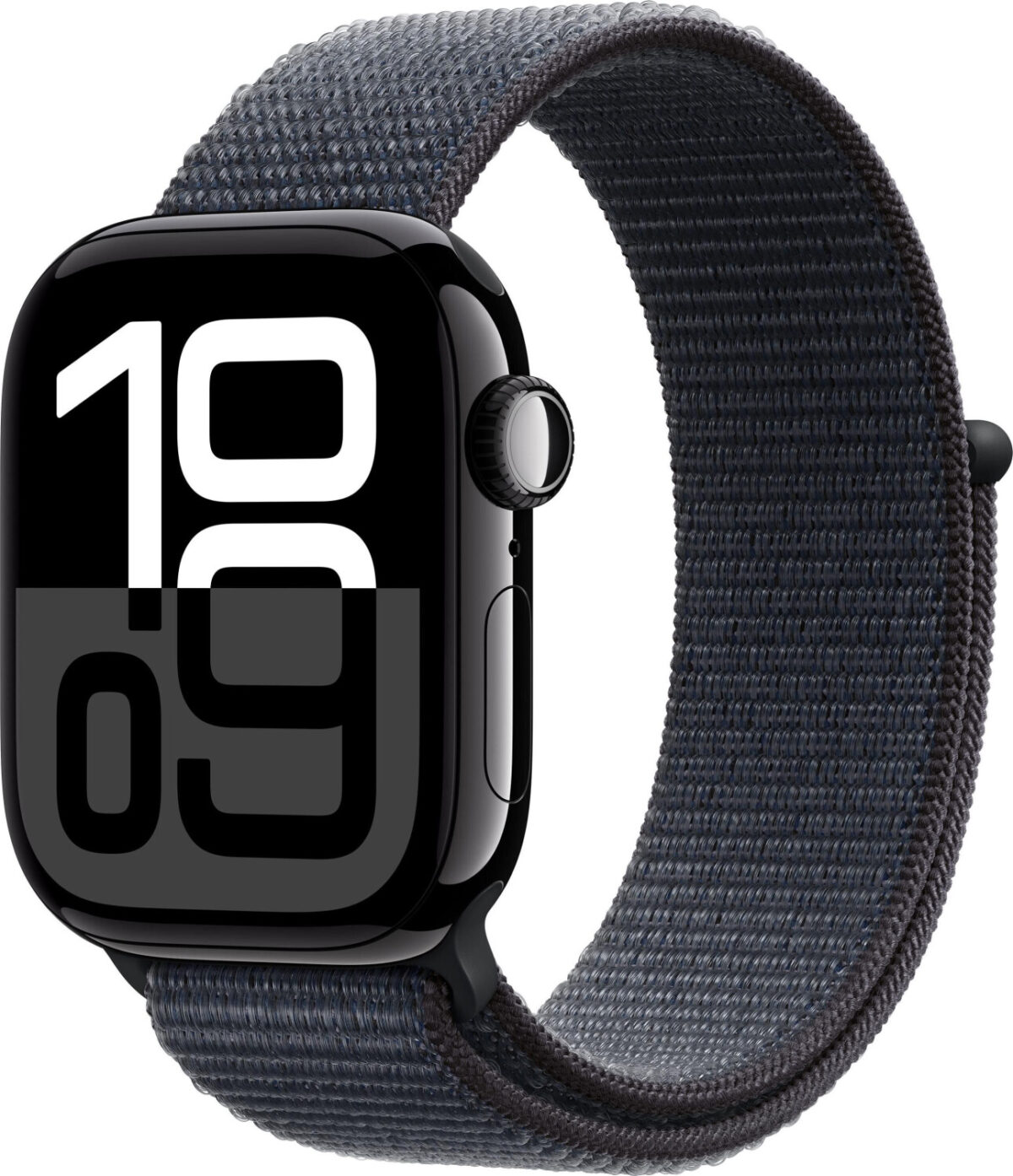 Apple Watch Series 10 4G 42 mm aluminio negro azabache correa Loop deportiva tinta