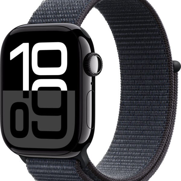 Apple Watch Series 10 4G 42 mm aluminio negro azabache correa Loop deportiva tinta