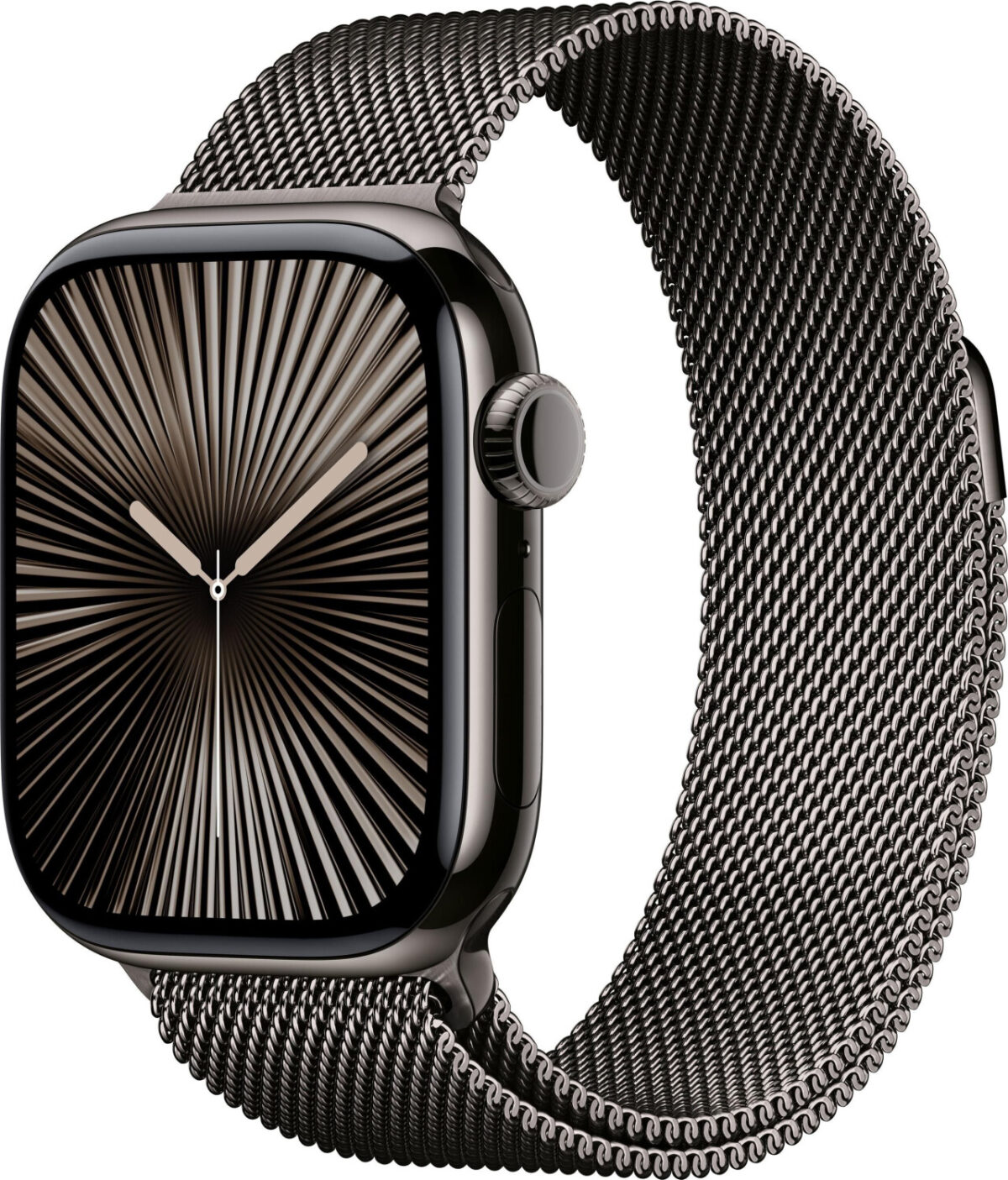 Apple Watch Series 10 4G 42 mm titanio pizarra pulsera Milanese Loop pizarra