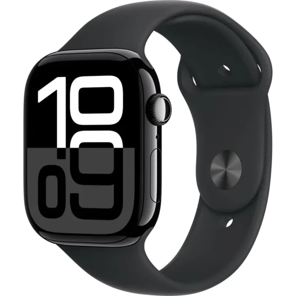 Apple Watch Series 10 GPS 46 mm aluminio negro azabache correa deportiva negra S/M Nuevo