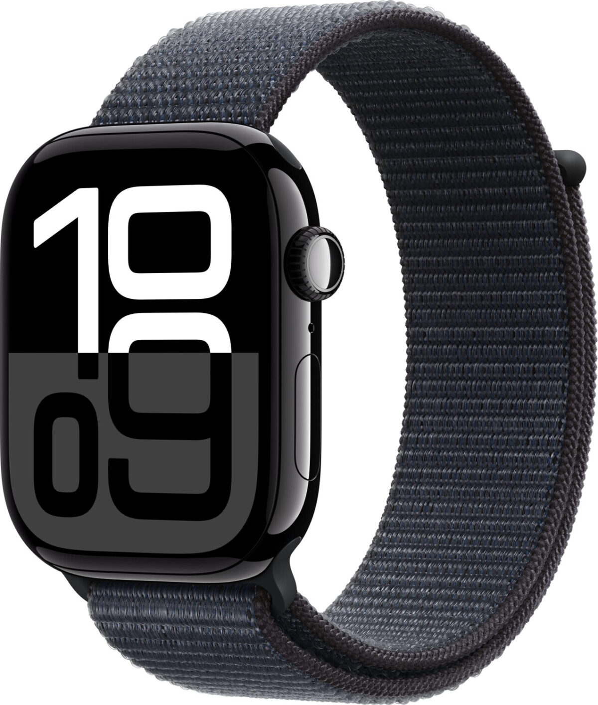 Apple Watch Series 10 GPS 46 mm aluminio negro azabache correa loop deportiva tinta
