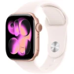 Apple Watch Series 11 5G 42 mm aluminio oro rosa correa deportiva rosa rubor S/M - Nuevo
