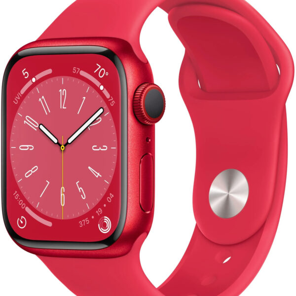 Apple Watch Series 8 GPS 41 mm aluminio rojo (RED) correa deportiva roja (RED)