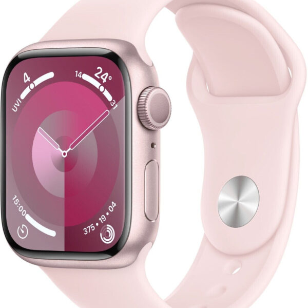 Apple Watch Series 9 GPS 41 mm aluminio rosa correa deportiva rosa M/L