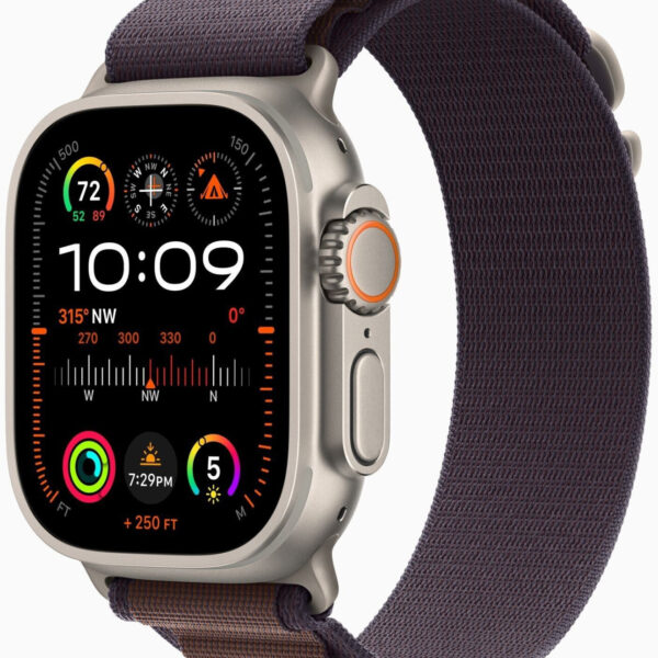 Apple Watch Ultra 2 titanio correa loop Alpine indigo pequeña