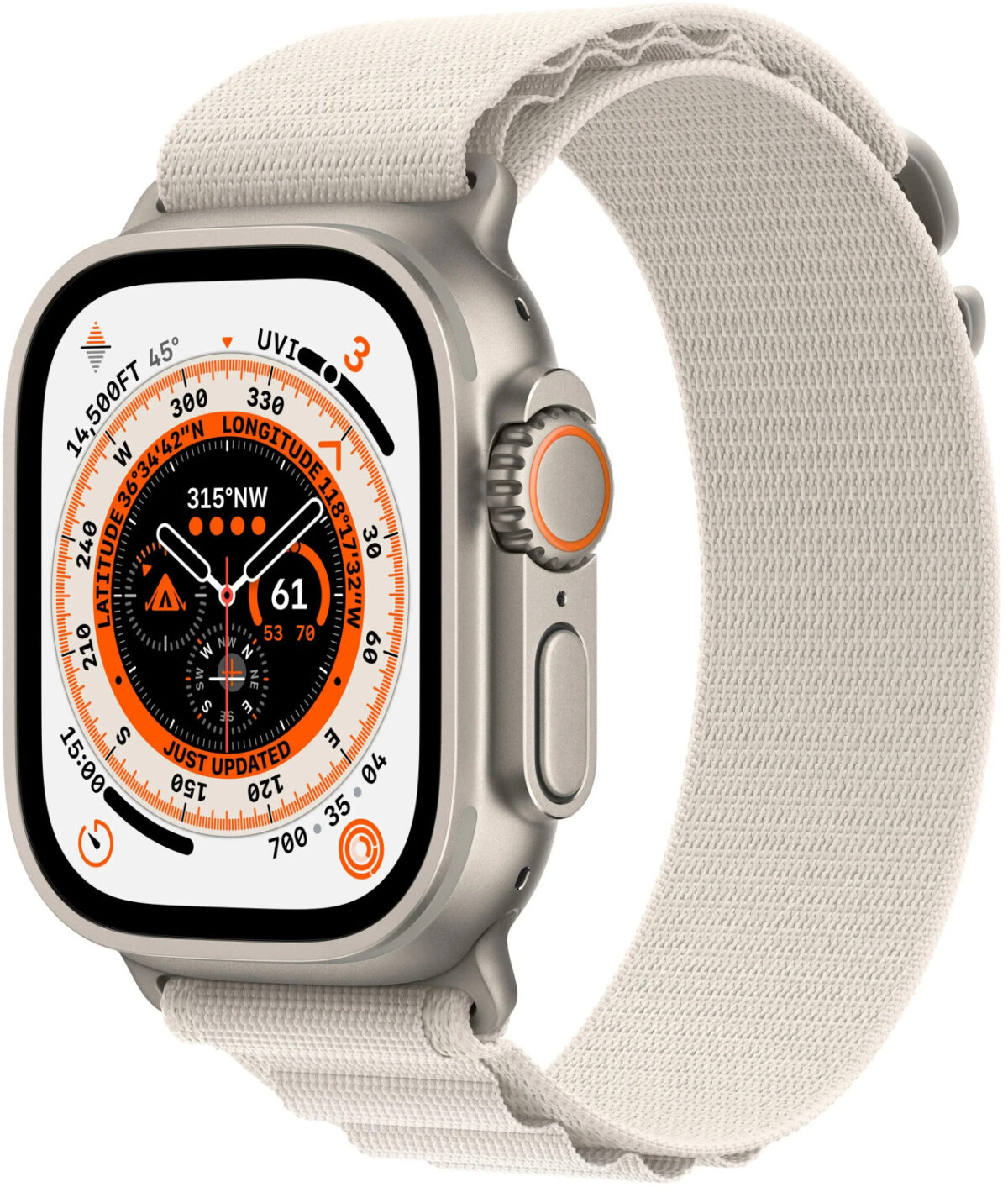 Apple Watch Ultra titanio correa loop alpine beige pequeña