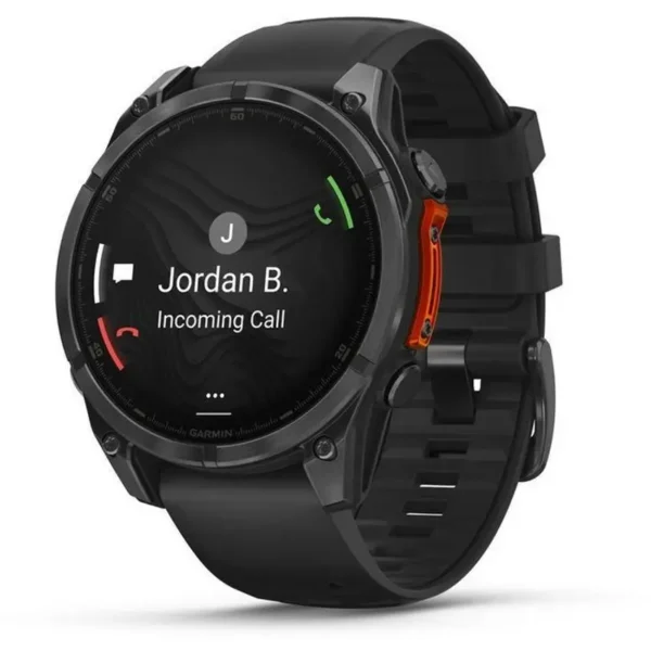 Garmin fenix® 8 47mm AMOLED Slate grey/Black silicone band Nuevo