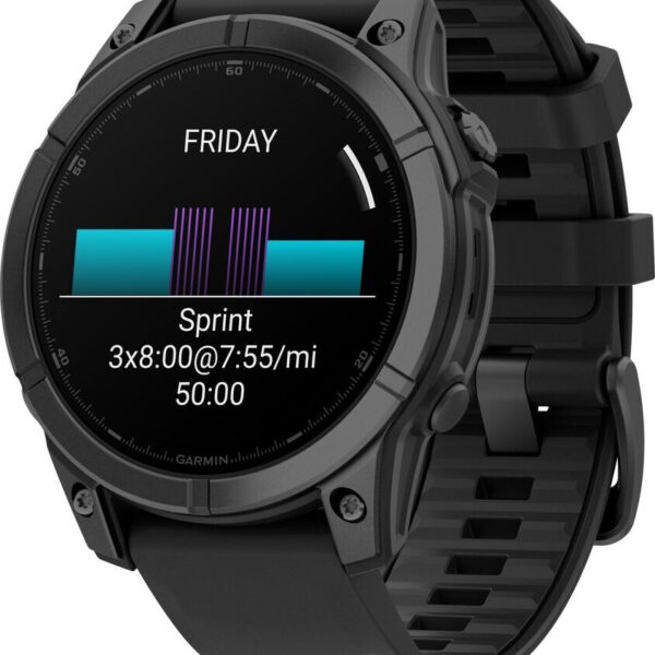 Garmin fenix® ESlate grey steel Black Slate grey steel Black Nuevo