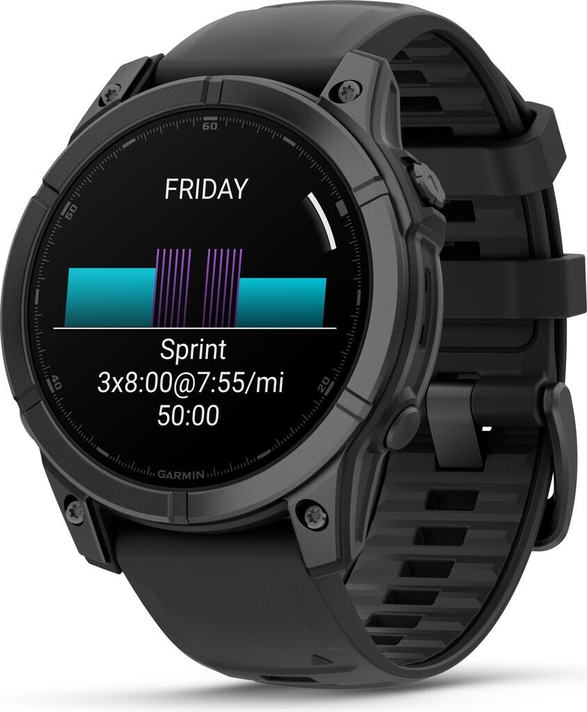 Garmin fenix® ESlate grey steel Black Slate grey steel Black Nuevo