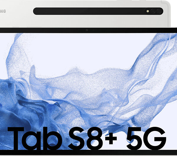 Samsung Galaxy Tab S8+ 128GB 5G plateado