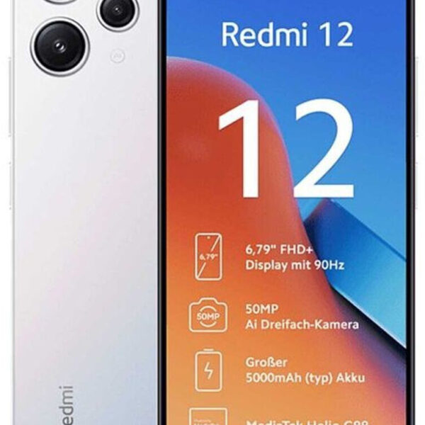 Xiaomi Redmi Note 12 4GB 128GB plateado