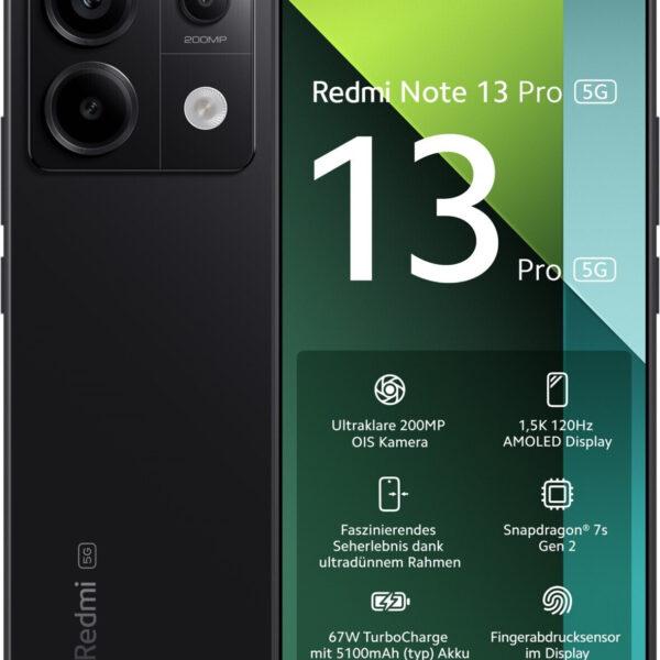 Xiaomi Redmi Note 13 Pro 5G 8GB 256GB negro