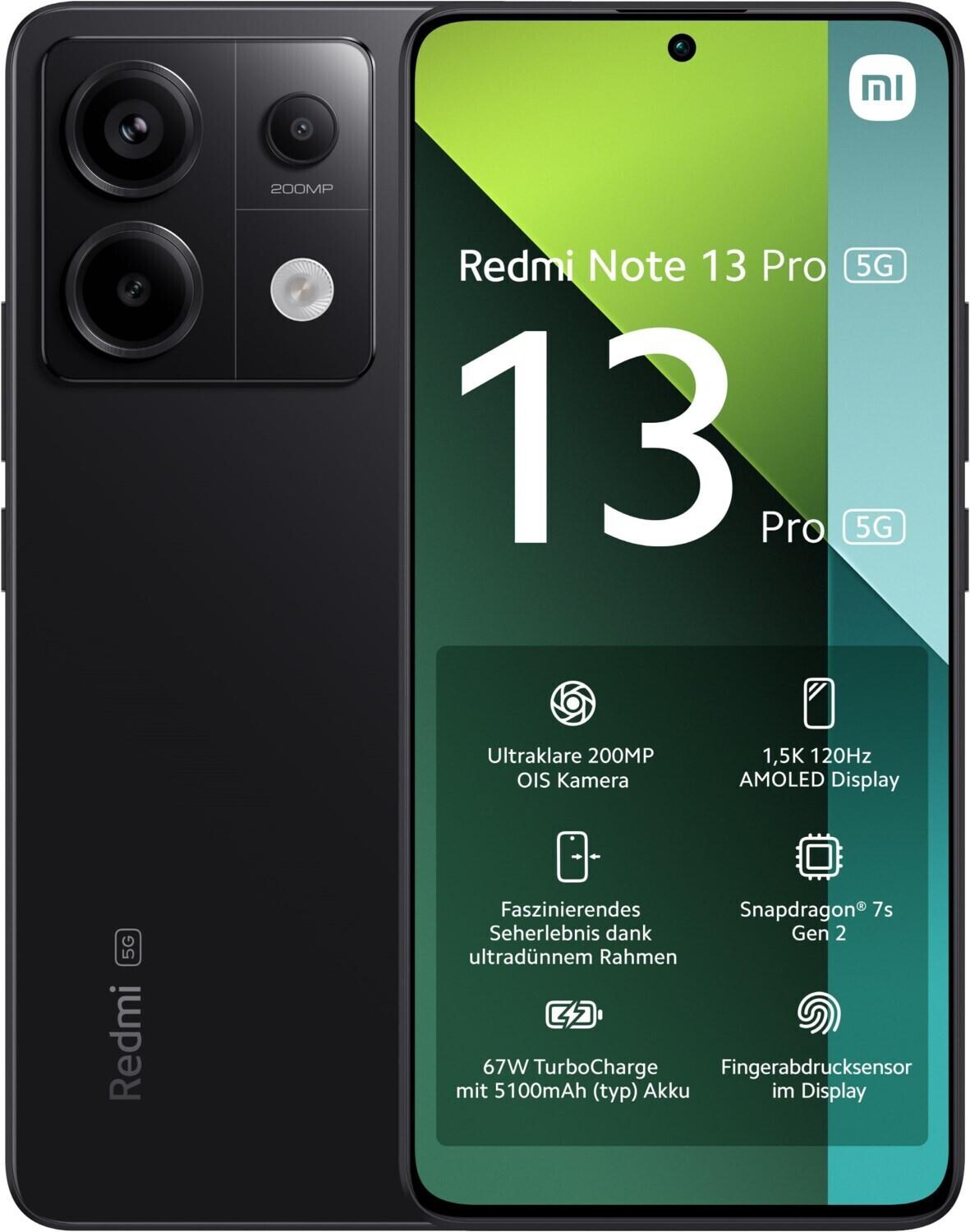 Xiaomi Redmi Note 13 Pro 5G 8GB 256GB negro