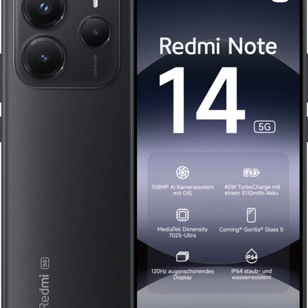 Xiaomi Redmi Note 14 5G 256GB negro Como Nuevo