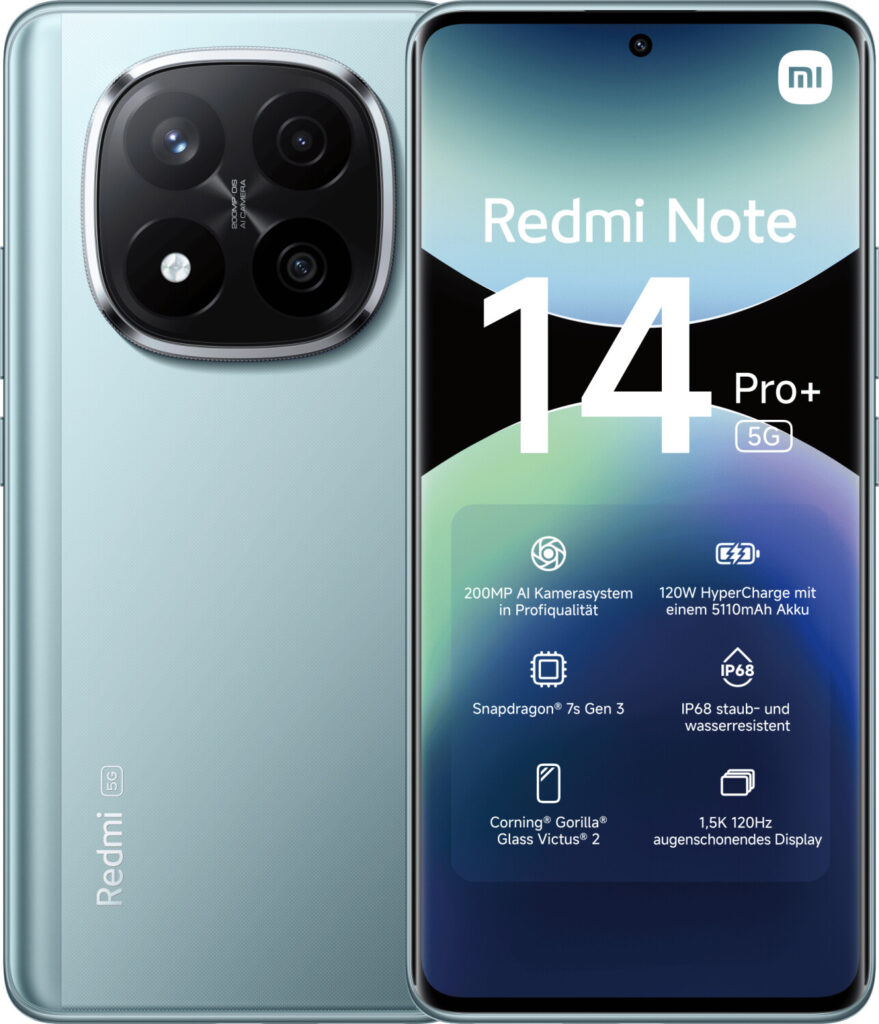 Xiaomi Redmi Note 14 Pro Plus 5G 256GB azul